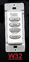 Ceiling fan remote controls