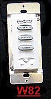 Remote controls for ceiling fans