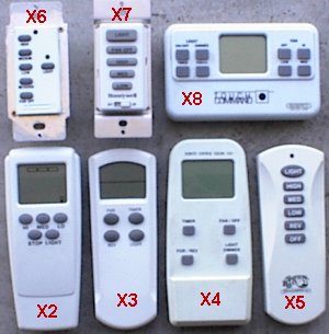ceiling fan remote control
